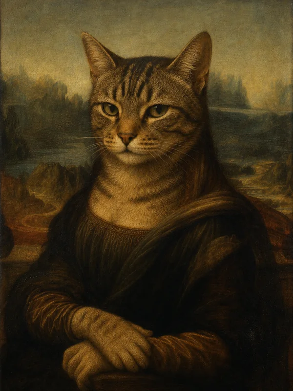 Mona Pet AI pet portrait — sample render